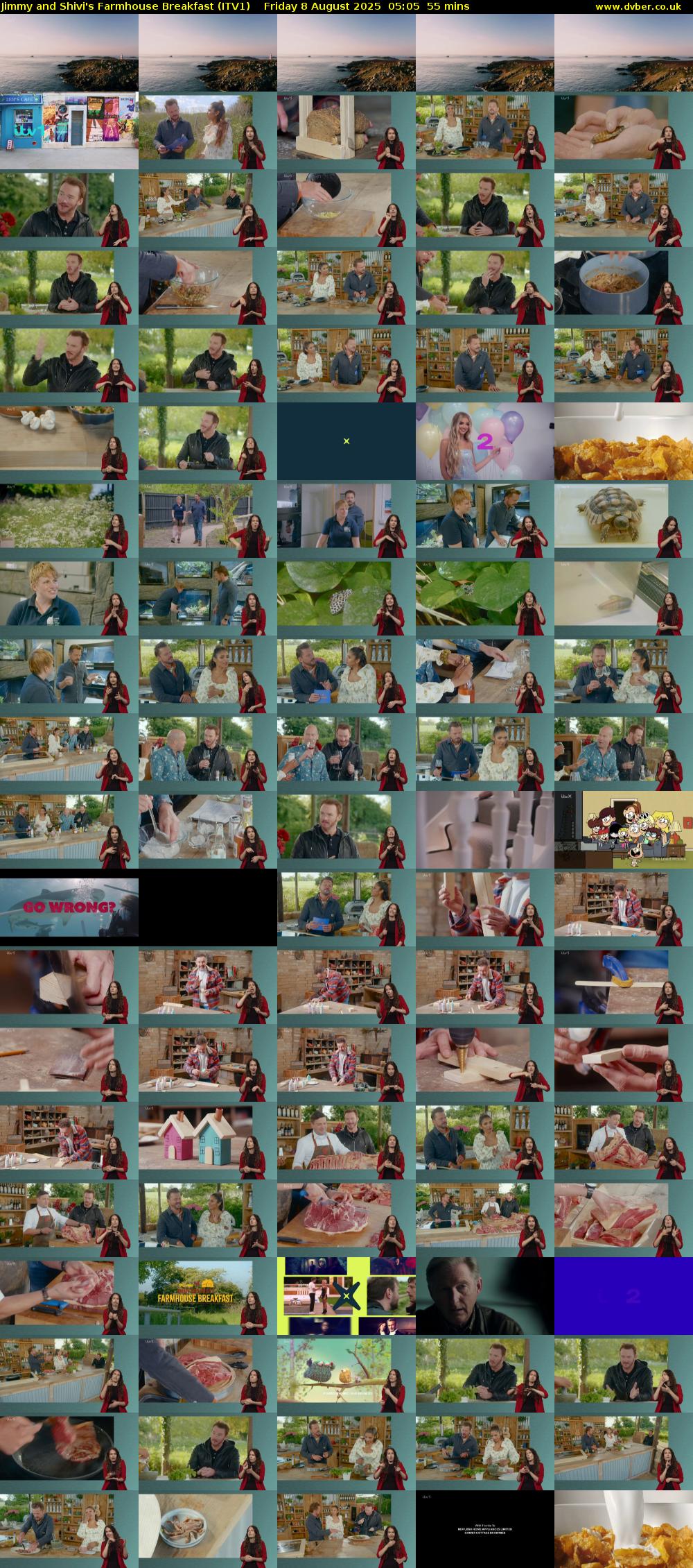 Jimmy and Shivi's Farmhouse Breakfast (ITV1) Friday 8 August 2025 05:05 - 06:00
