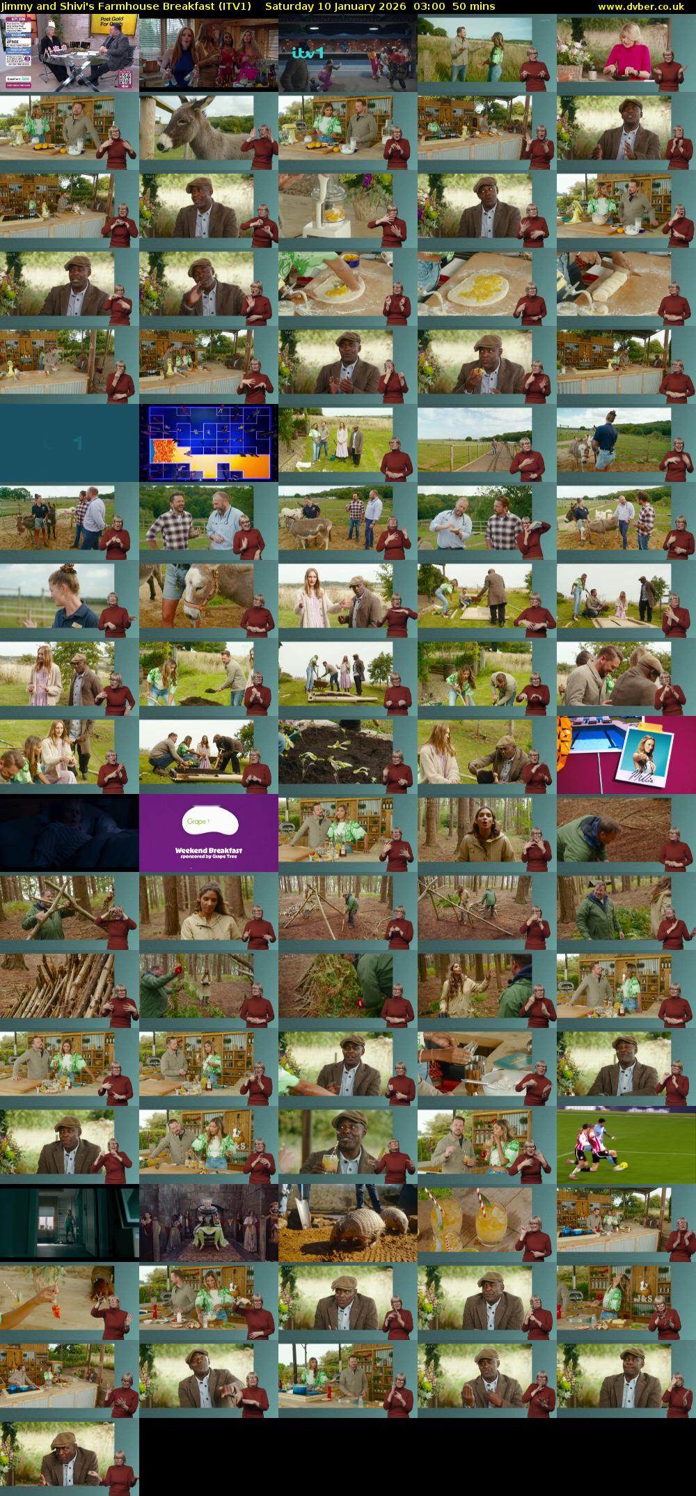 Jimmy and Shivi's Farmhouse Breakfast (ITV1) Saturday 10 January 2026 03:00 - 03:50