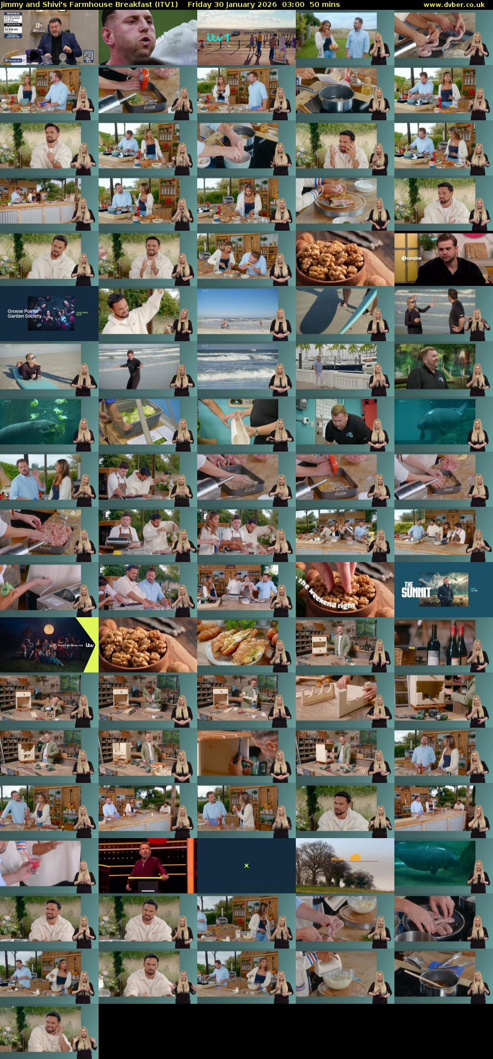 Jimmy and Shivi's Farmhouse Breakfast (ITV1) Friday 30 January 2026 03:00 - 03:50