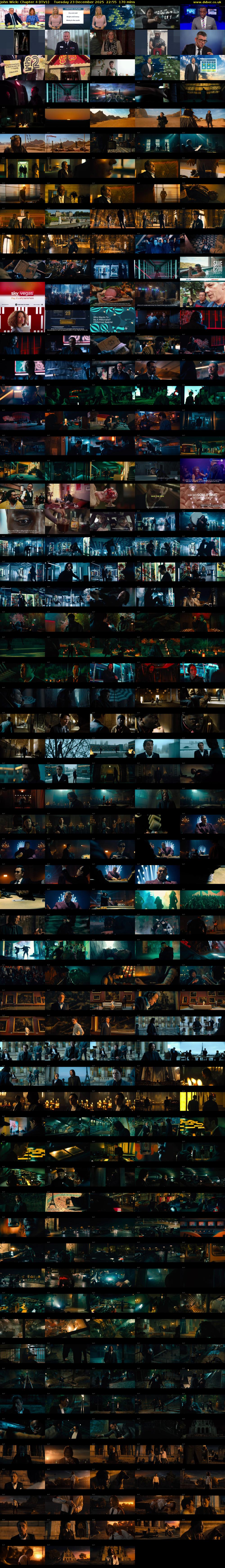 John Wick: Chapter 4 (ITV1) Tuesday 23 December 2025 22:55 - 01:45