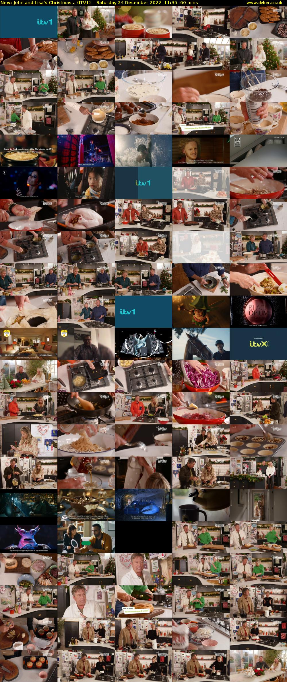 John and Lisa's Christmas... (ITV1) Saturday 24 December 2022 11:35 - 12:35