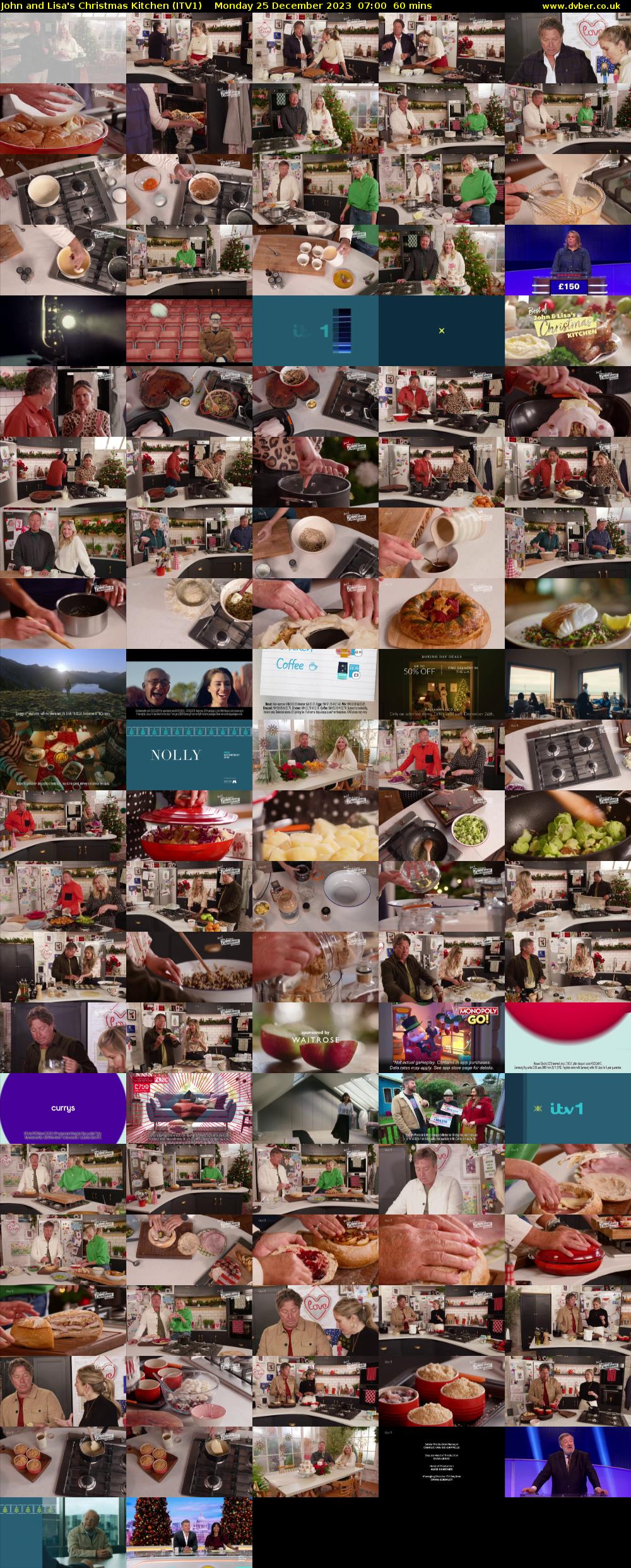 John and Lisa's Christmas Kitchen (ITV1) Monday 25 December 2023 07:00 - 08:00