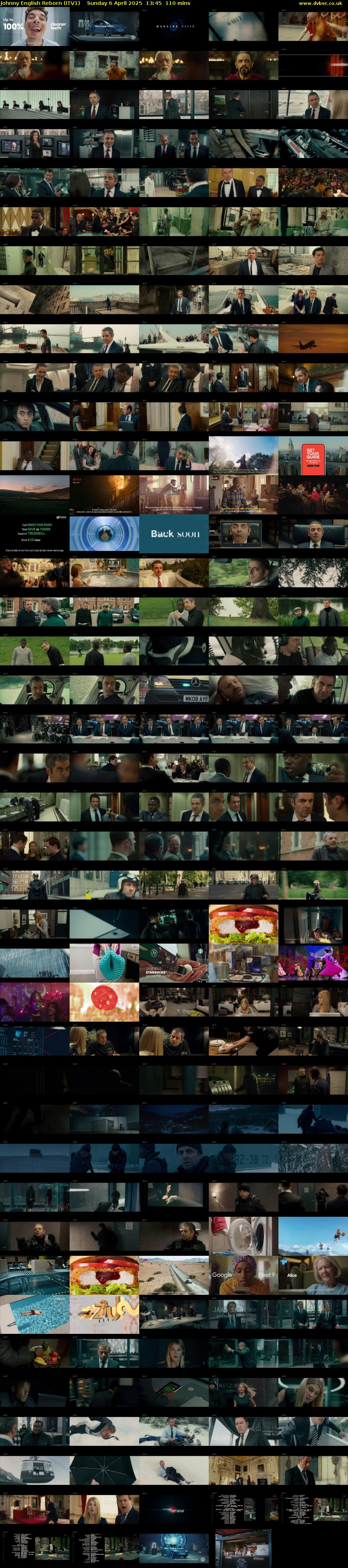 Johnny English Reborn (ITV1) Sunday 6 April 2025 13:45 - 15:35