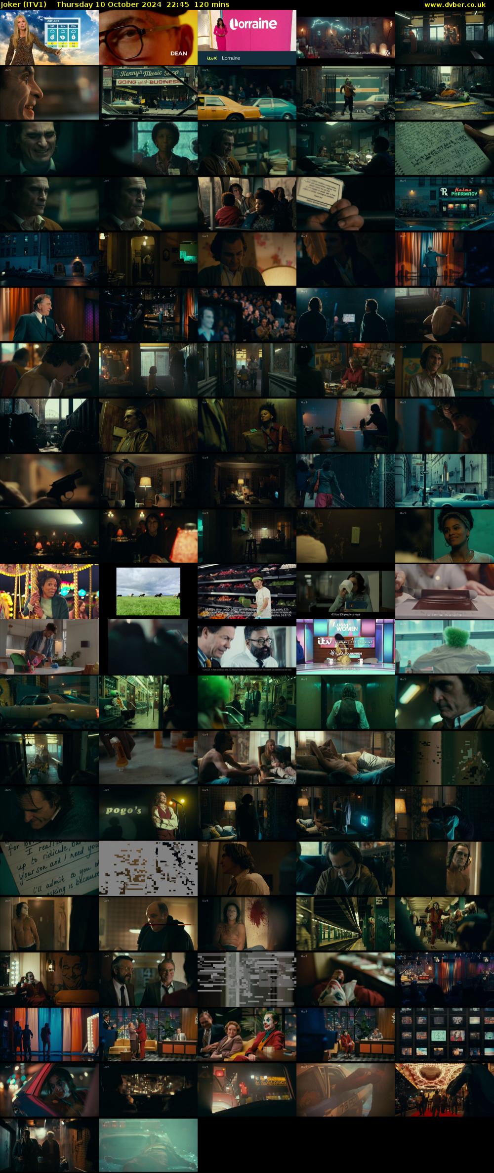 Joker (ITV1) Thursday 10 October 2024 22:45 - 00:45