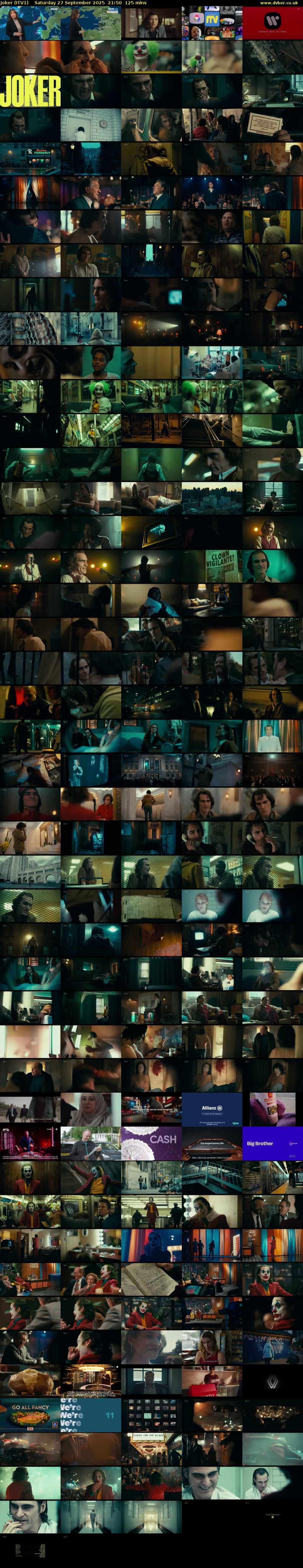 Joker (ITV1) Saturday 27 September 2025 21:50 - 23:55