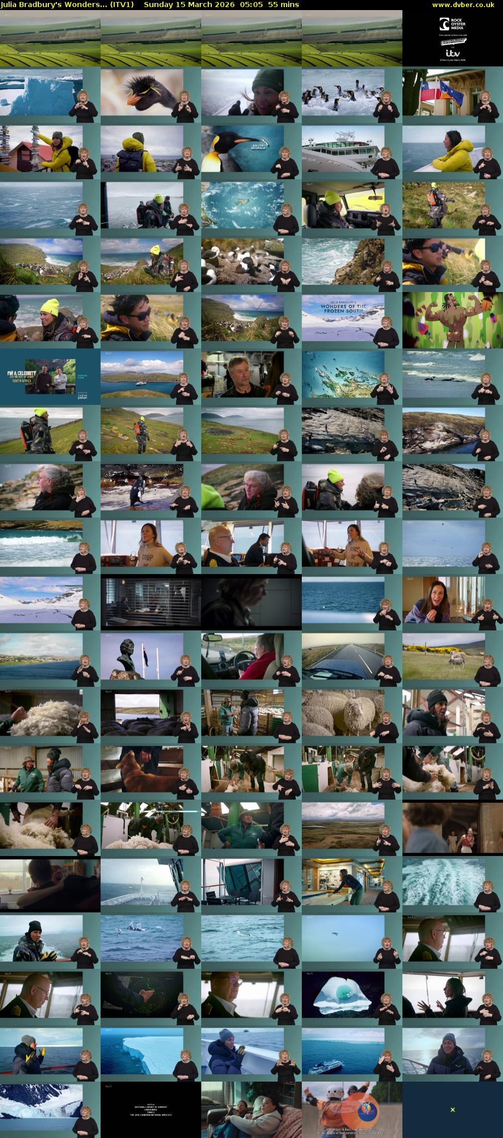 Julia Bradbury's Wonders... (ITV1) Sunday 15 March 2026 05:05 - 06:00