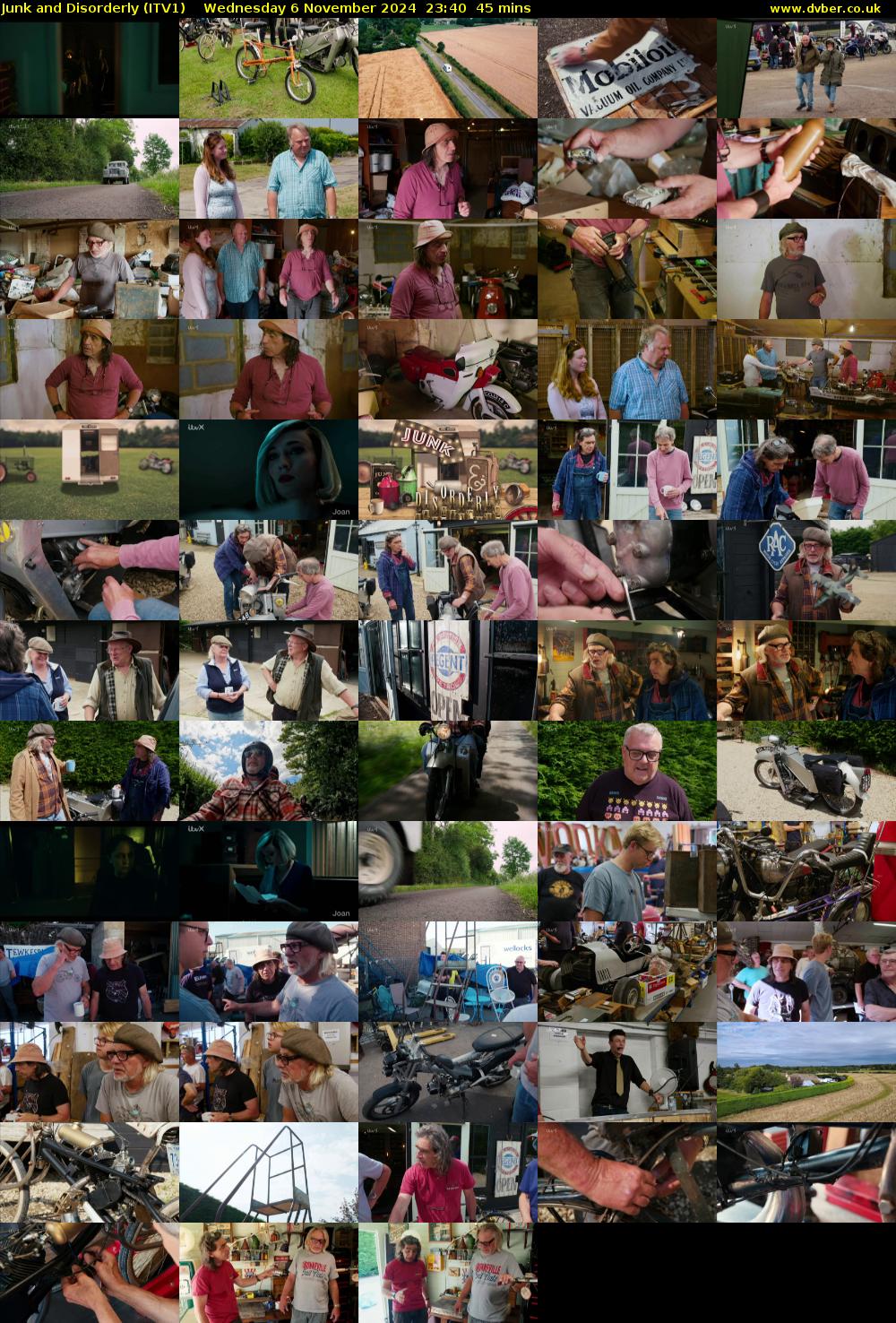 Junk and Disorderly (ITV1) Wednesday 6 November 2024 23:40 - 00:25