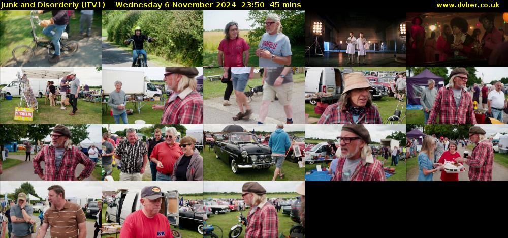 Junk and Disorderly (ITV1) Wednesday 6 November 2024 23:50 - 00:35