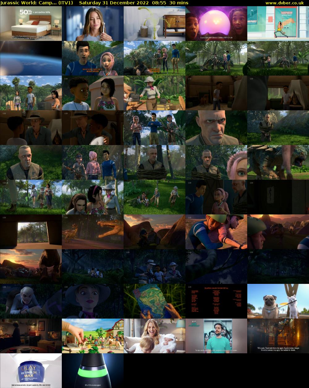 Jurassic World: Camp... (ITV1) Saturday 31 December 2022 08:55 - 09:25