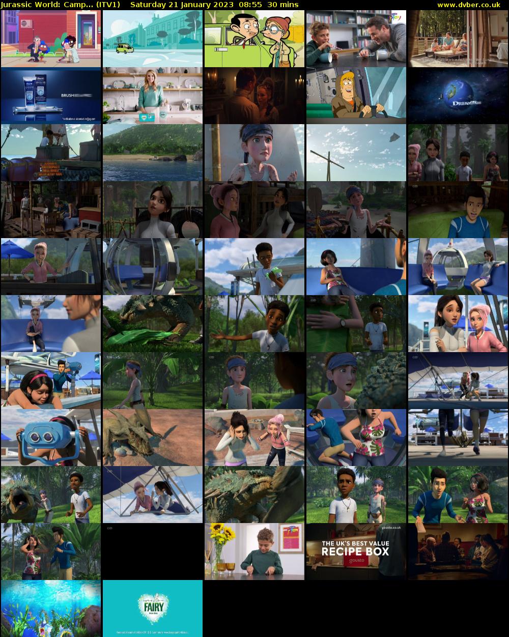 Jurassic World: Camp... (ITV1) Saturday 21 January 2023 08:55 - 09:25