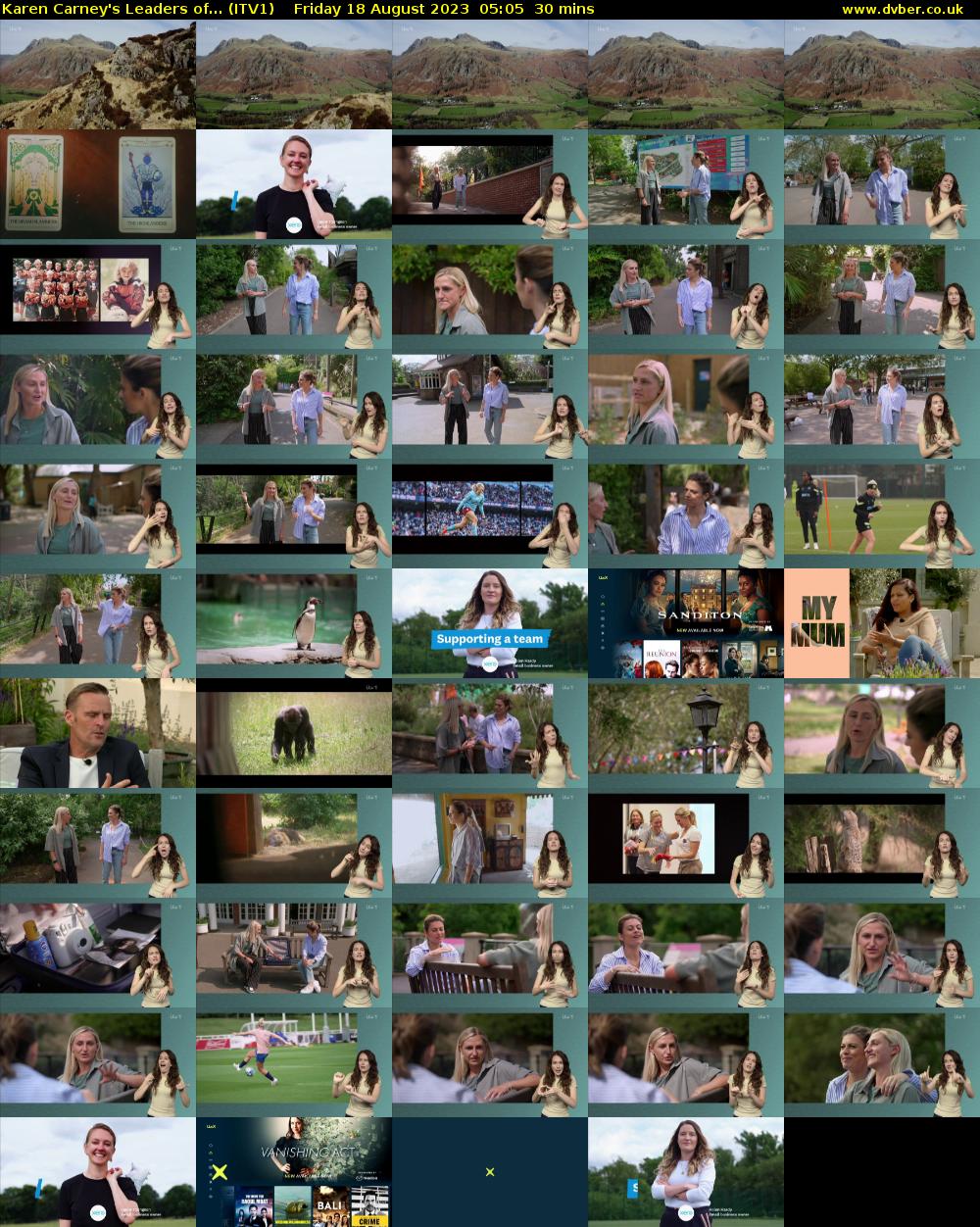Karen Carney's Leaders of... (ITV1) Friday 18 August 2023 05:05 - 05:35