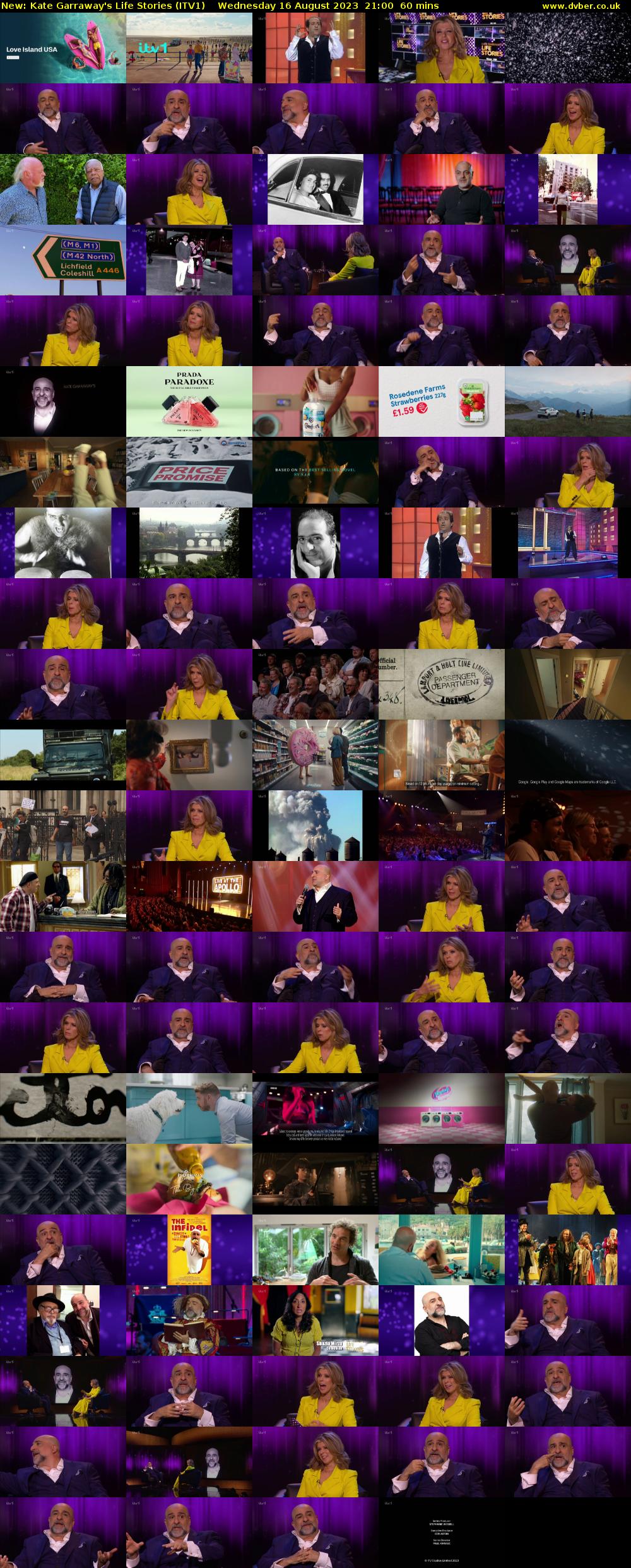 Kate Garraway's Life Stories (ITV1) Wednesday 16 August 2023 21:00 - 22:00
