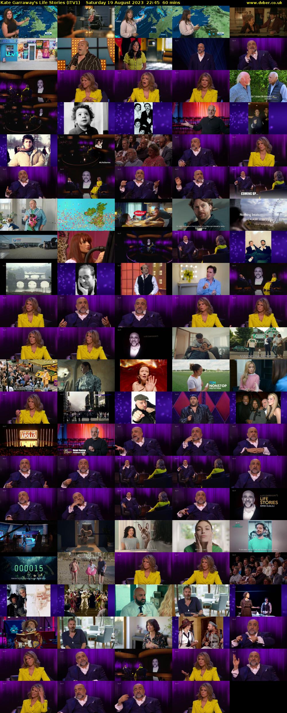 Kate Garraway's Life Stories (ITV1) Saturday 19 August 2023 22:45 - 23:45