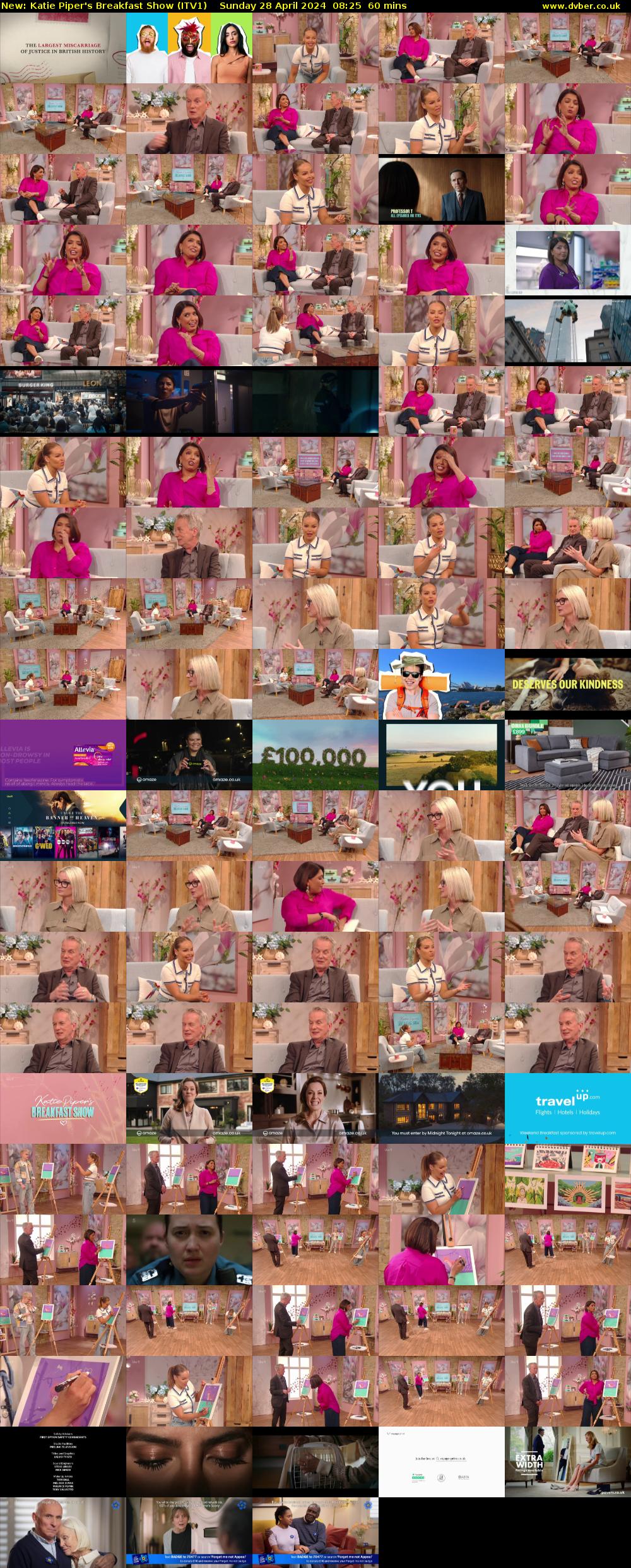 Katie Piper's Breakfast Show (ITV1) Sunday 28 April 2024 08:25 - 09:25