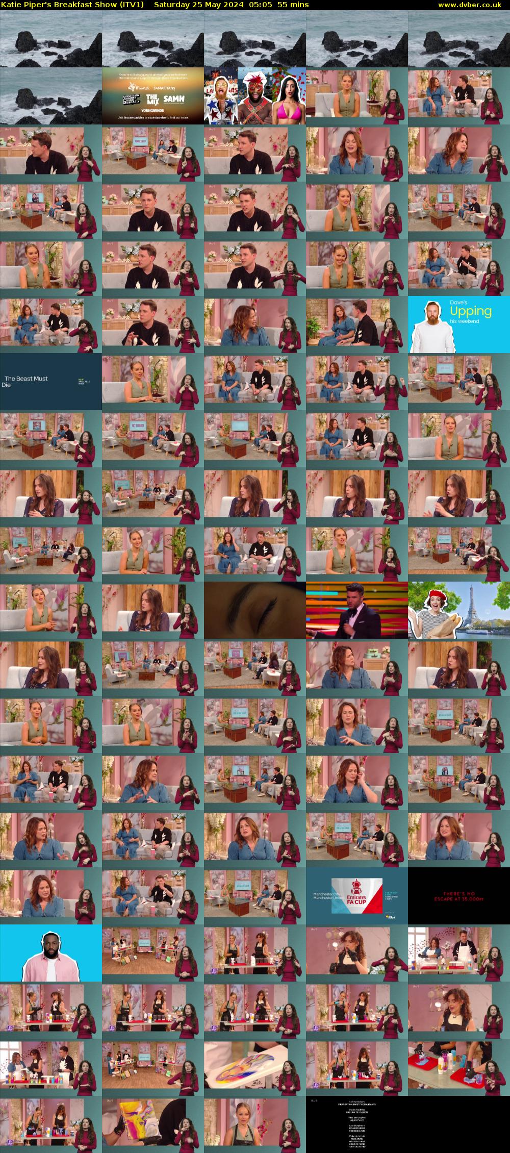 Katie Piper's Breakfast Show (ITV1) Saturday 25 May 2024 05:05 - 06:00
