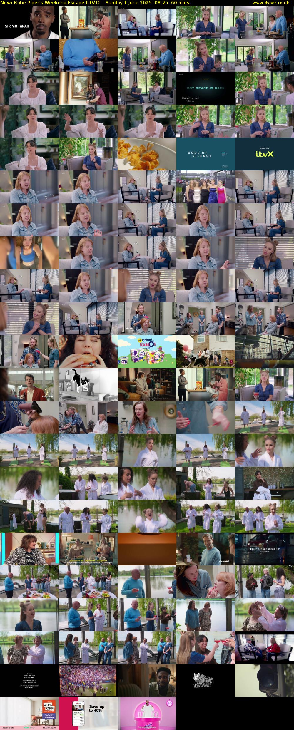 Katie Piper's Weekend Escape (ITV1) Sunday 1 June 2025 08:25 - 09:25