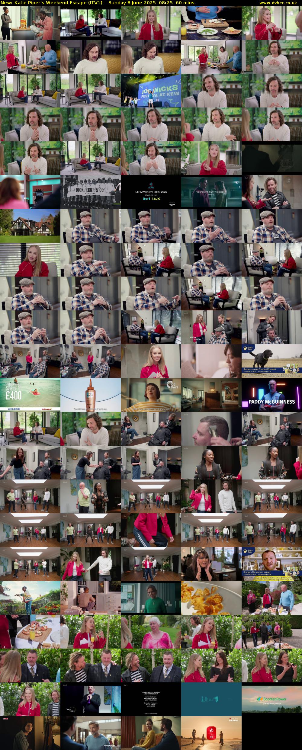 Katie Piper's Weekend Escape (ITV1) Sunday 8 June 2025 08:25 - 09:25