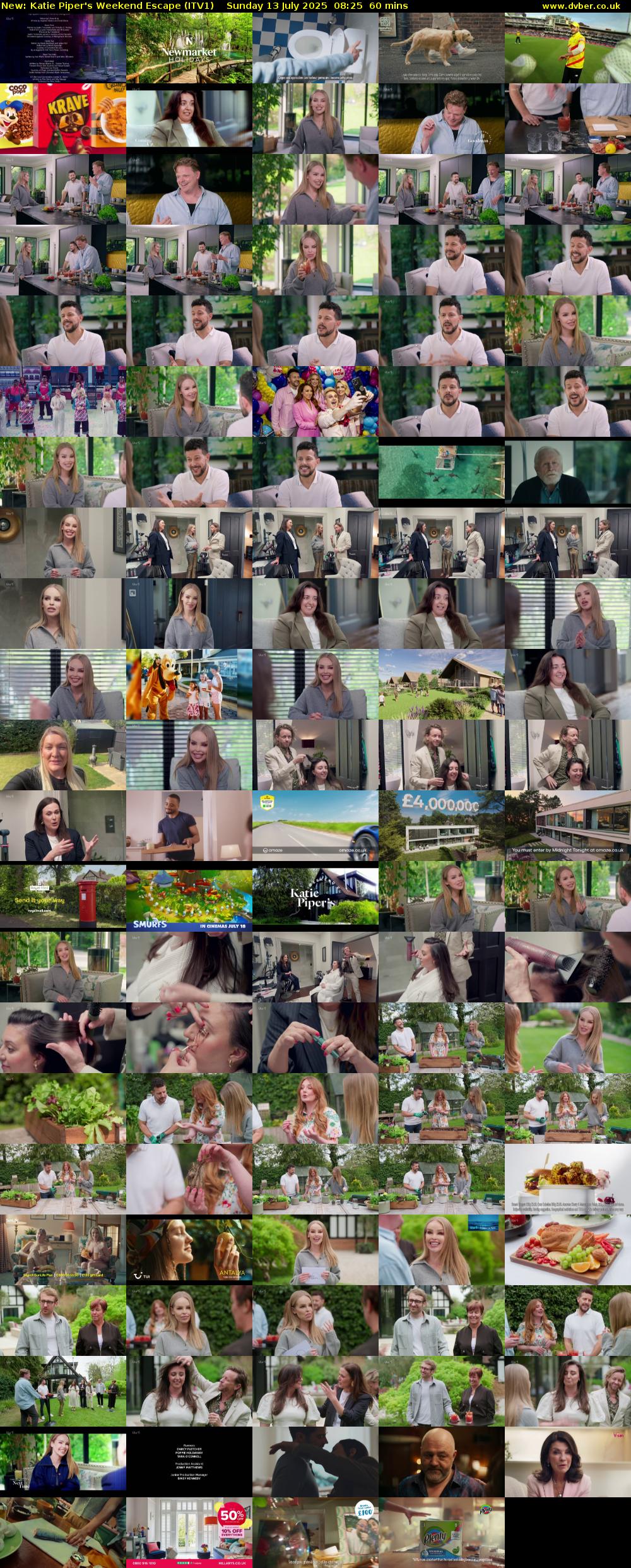 Katie Piper's Weekend Escape (ITV1) Sunday 13 July 2025 08:25 - 09:25