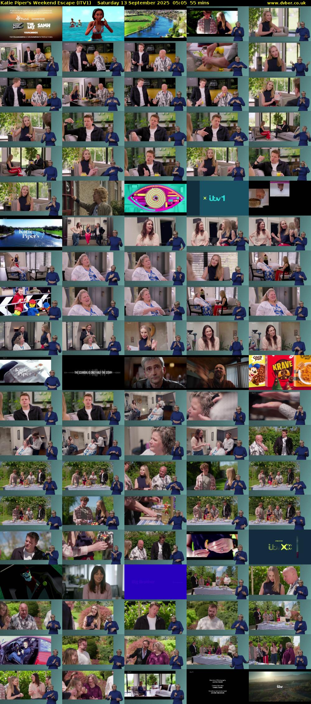 Katie Piper's Weekend Escape (ITV1) Saturday 13 September 2025 05:05 - 06:00