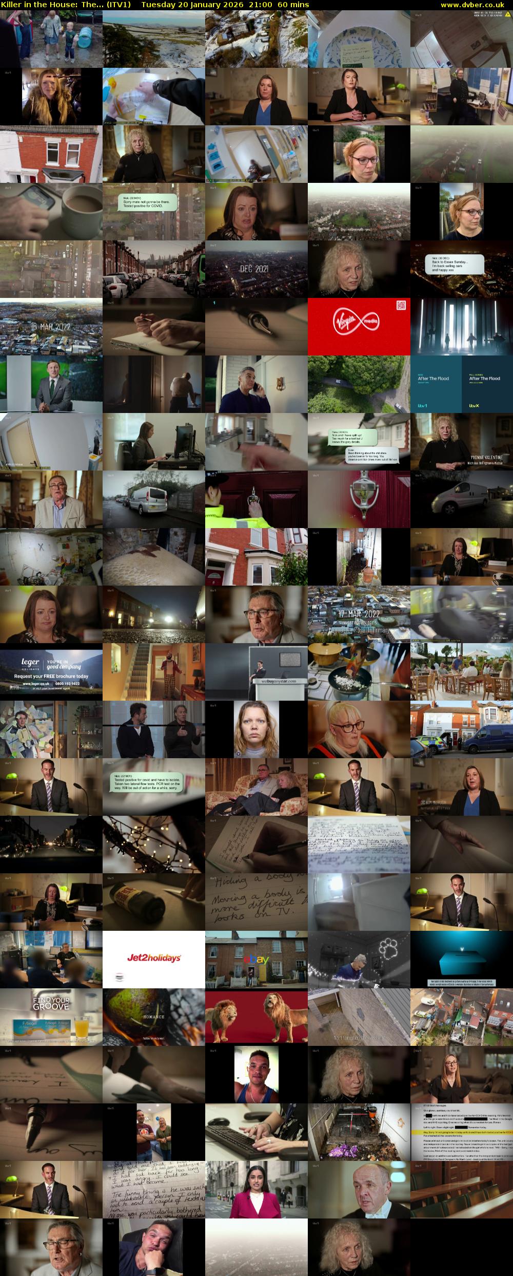 Killer in the House: The... (ITV1) Tuesday 20 January 2026 21:00 - 22:00