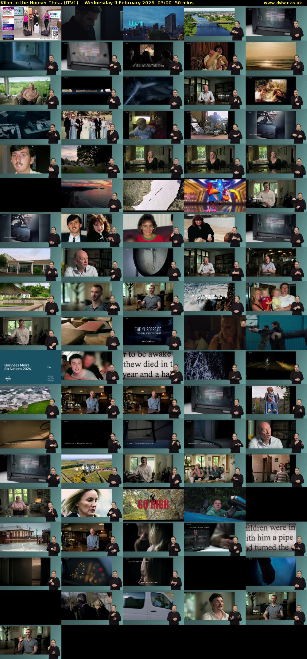 Killer in the House: The... (ITV1) Wednesday 4 February 2026 03:00 - 03:50