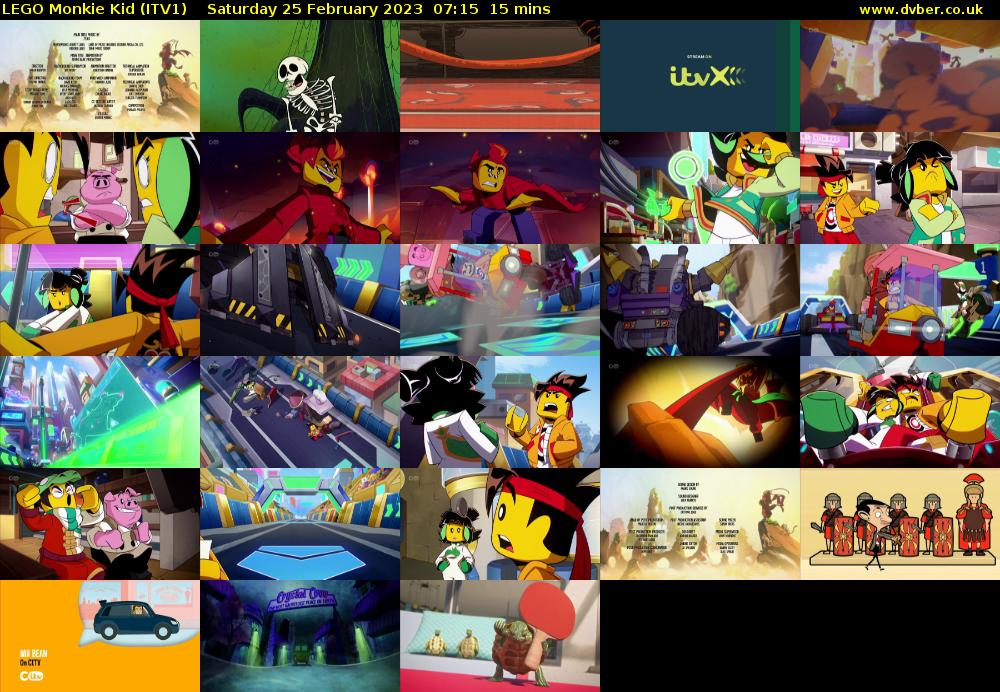 LEGO Monkie Kid (ITV1) Saturday 25 February 2023 07:15 - 07:30