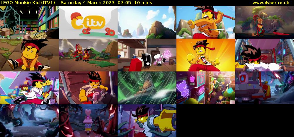 LEGO Monkie Kid (ITV1) Saturday 4 March 2023 07:05 - 07:15