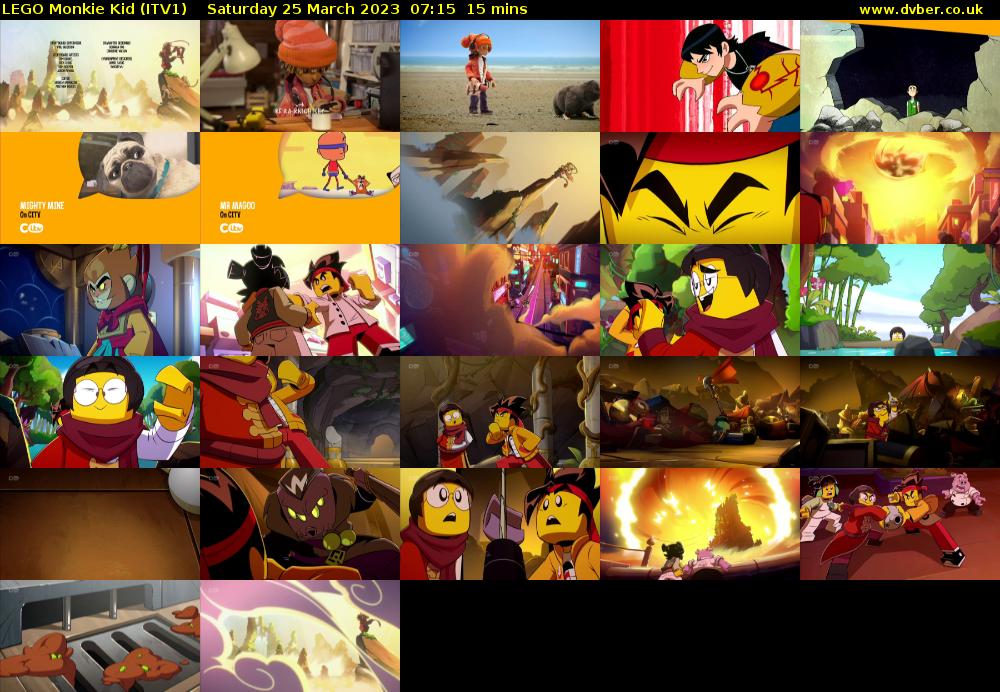 LEGO Monkie Kid (ITV1) Saturday 25 March 2023 07:15 - 07:30
