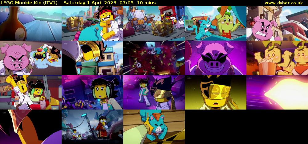 LEGO Monkie Kid (ITV1) Saturday 1 April 2023 07:05 - 07:15