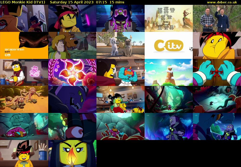 LEGO Monkie Kid (ITV1) Saturday 15 April 2023 07:15 - 07:30
