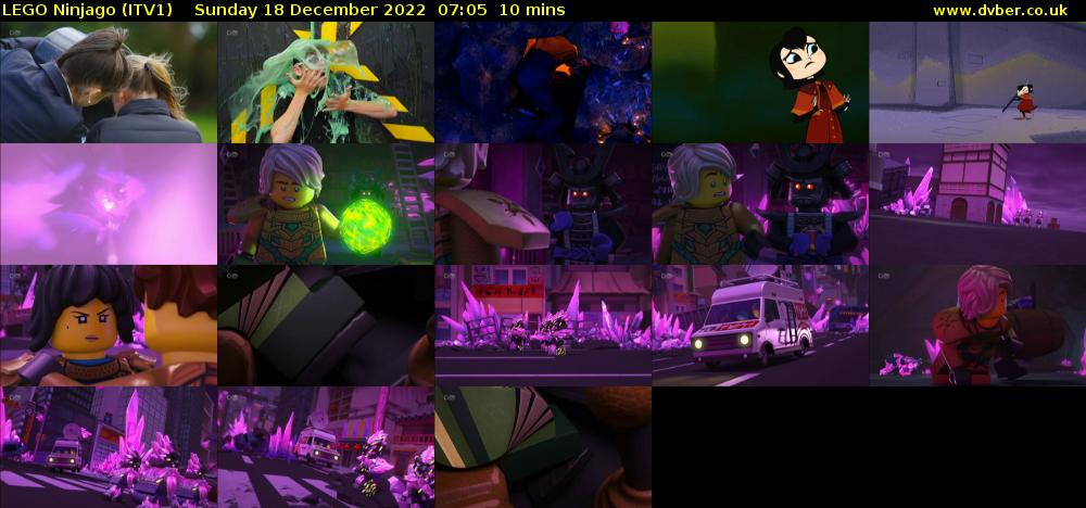 LEGO Ninjago (ITV1) Sunday 18 December 2022 07:05 - 07:15