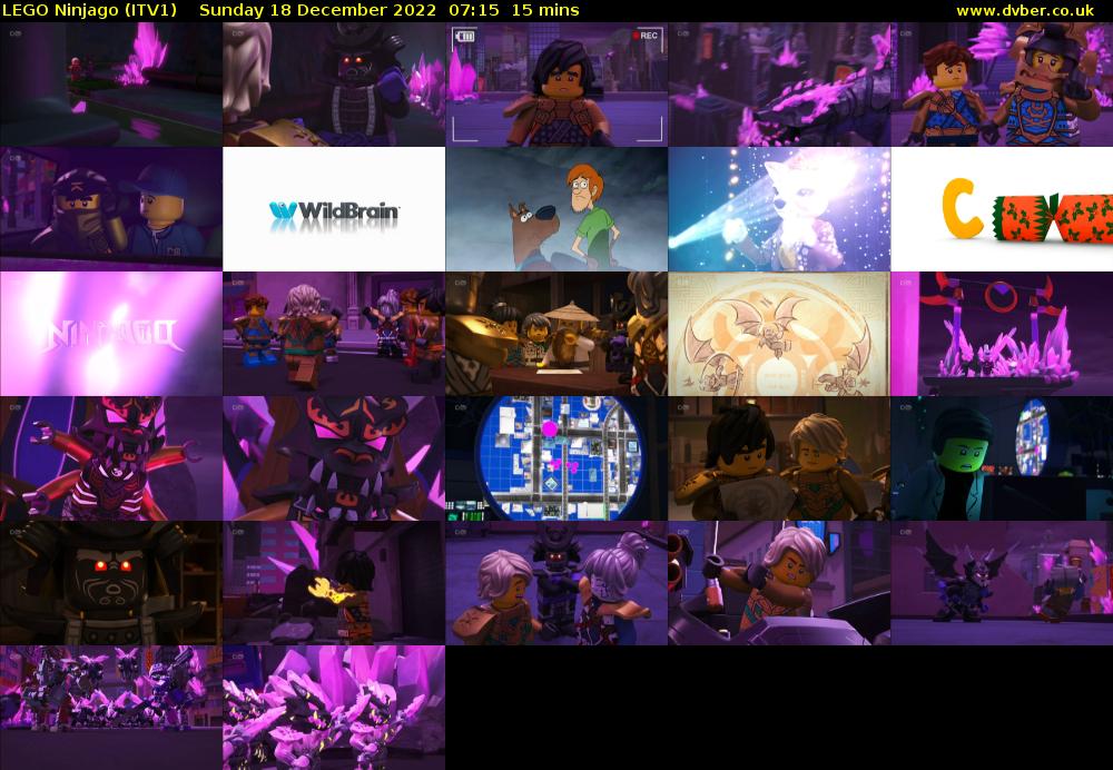 LEGO Ninjago (ITV1) Sunday 18 December 2022 07:15 - 07:30
