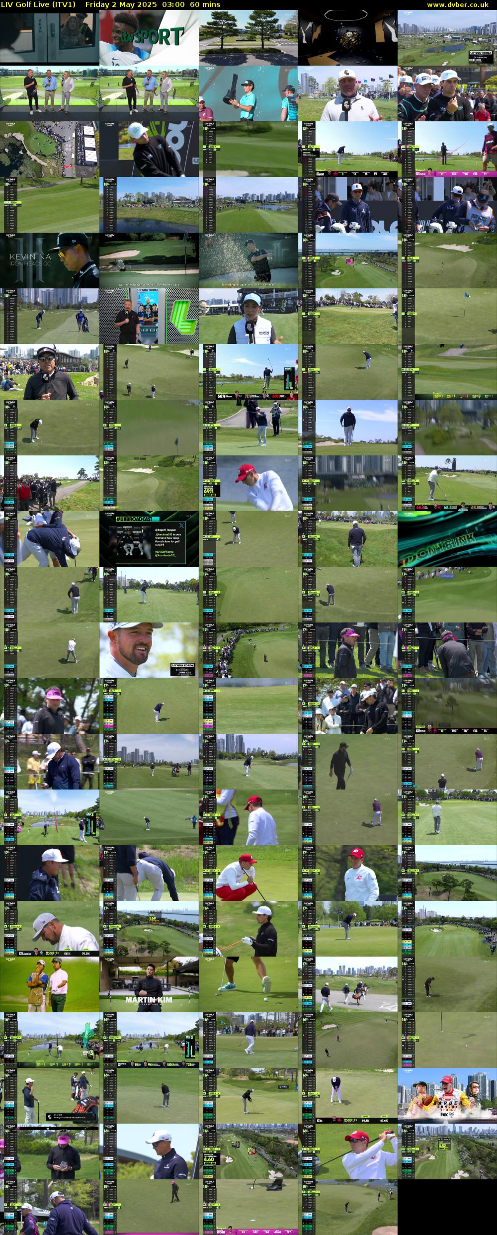 LIV Golf Live (ITV1) Friday 2 May 2025 03:00 - 04:00