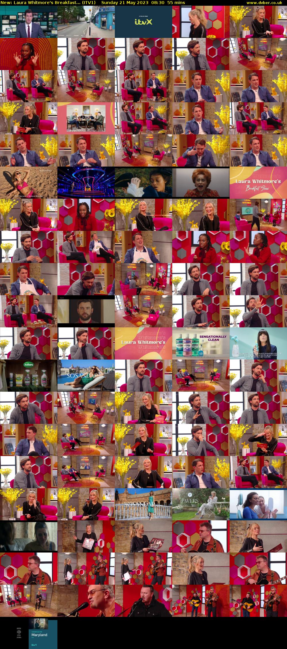 Laura Whitmore's Breakfast... (ITV1) Sunday 21 May 2023 08:30 - 09:25