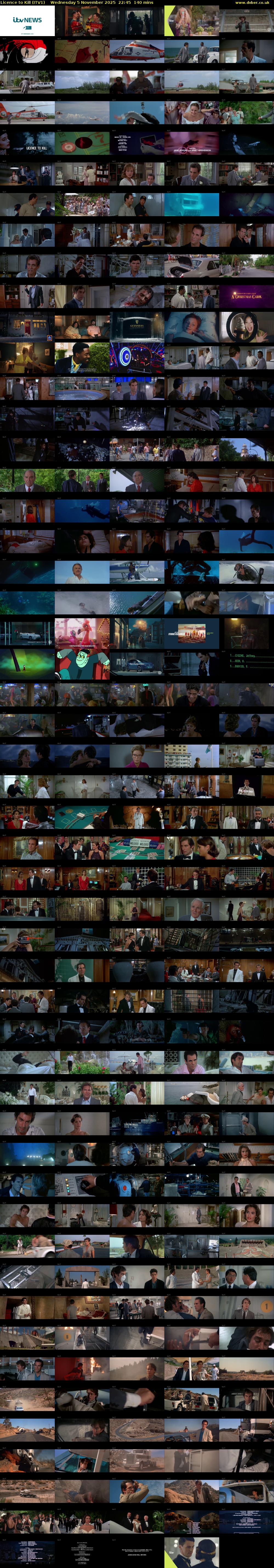Licence To Kill (ITV1) Wednesday 5 November 2025 22:45 - 01:05