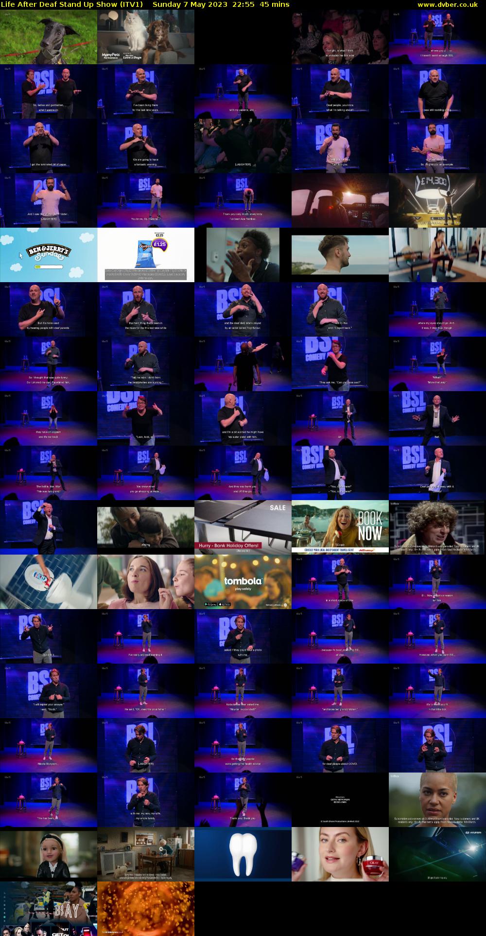 Life After Deaf Stand Up Show (ITV1) Sunday 7 May 2023 22:55 - 23:40