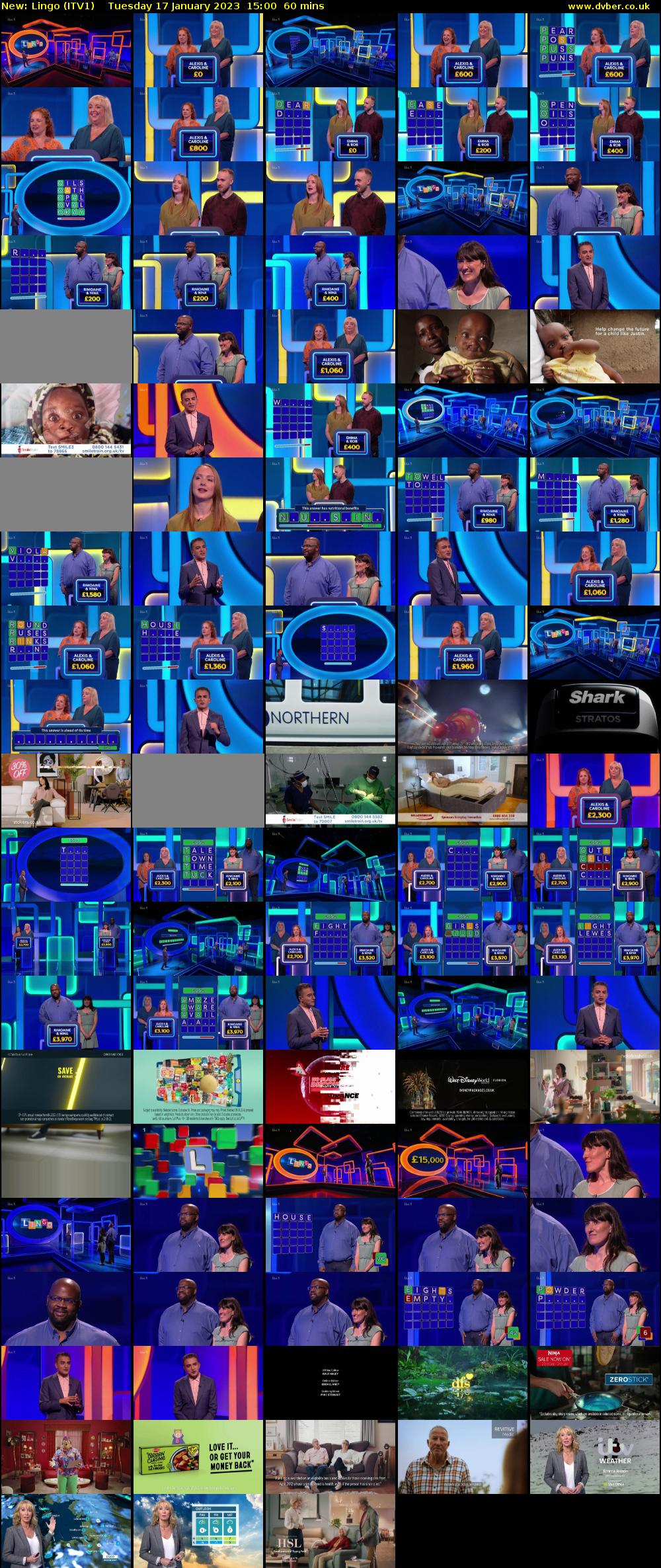 Lingo (ITV1) Tuesday 17 January 2023 15:00 - 16:00