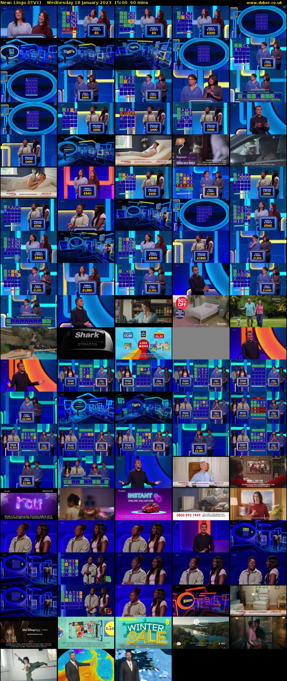 Lingo (ITV1) Wednesday 18 January 2023 15:00 - 16:00