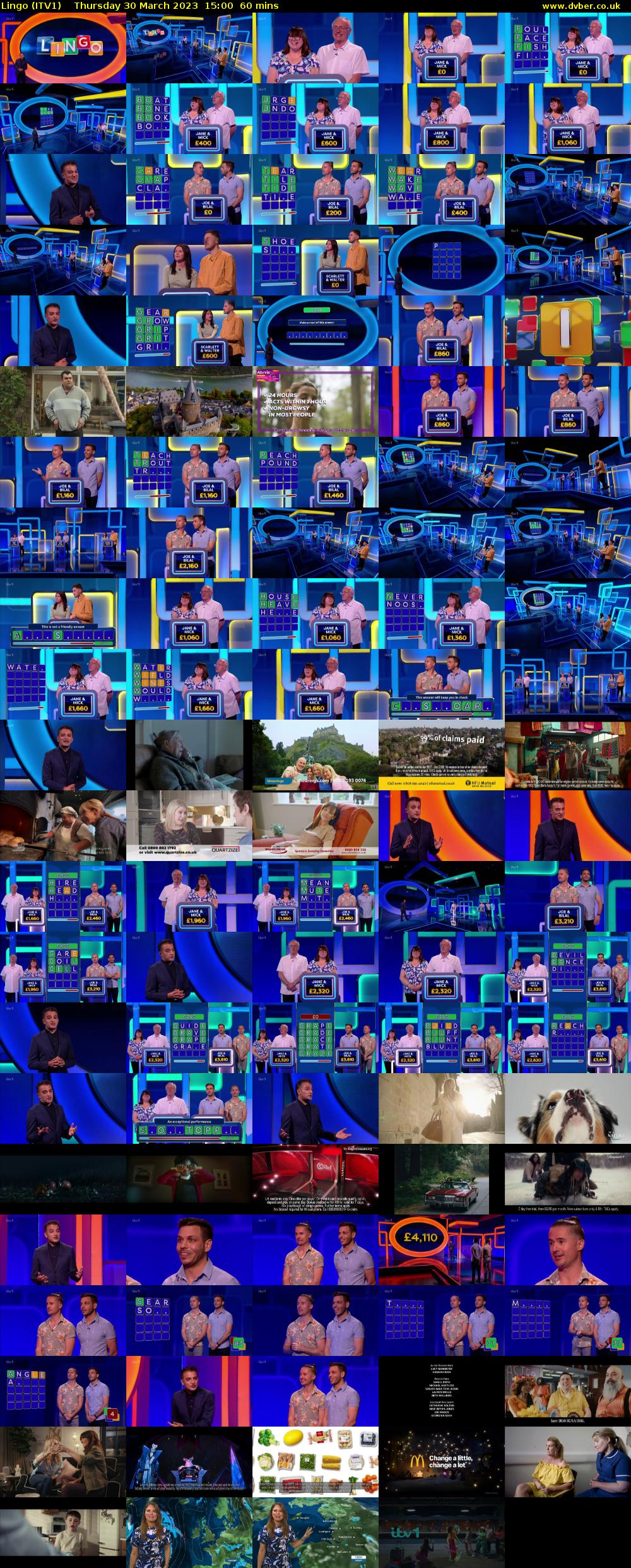 Lingo (ITV1) Thursday 30 March 2023 15:00 - 16:00