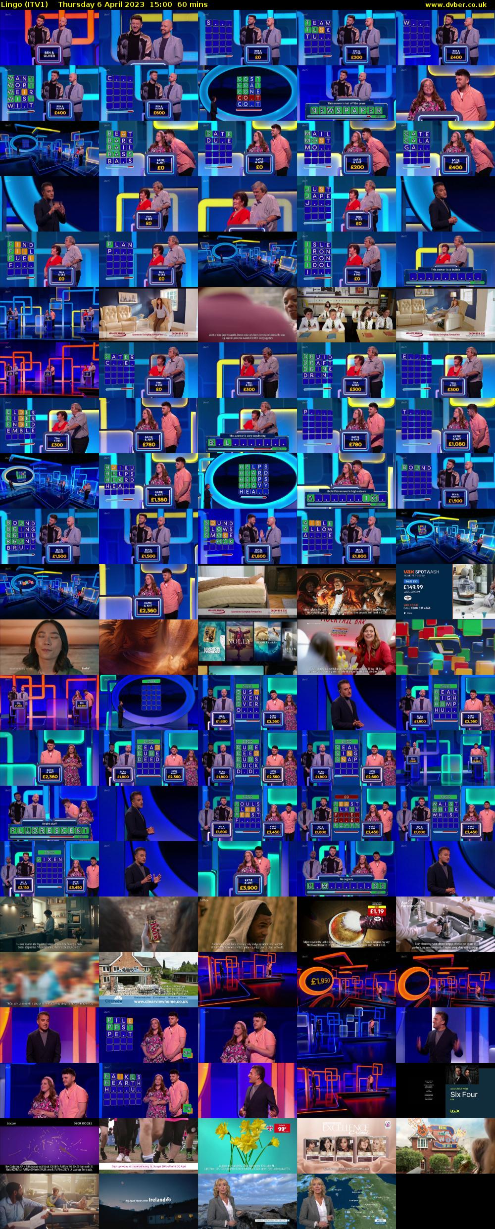 Lingo (ITV1) Thursday 6 April 2023 15:00 - 16:00