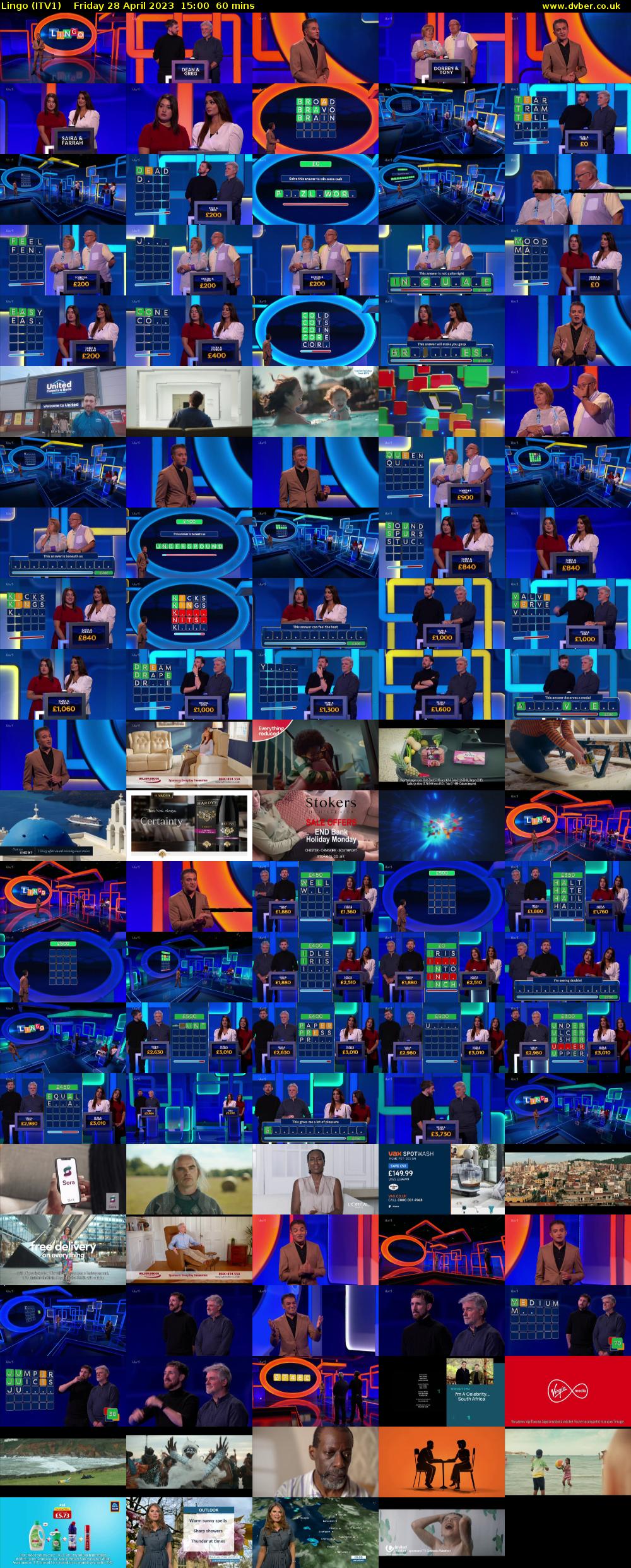 Lingo (ITV1) Friday 28 April 2023 15:00 - 16:00