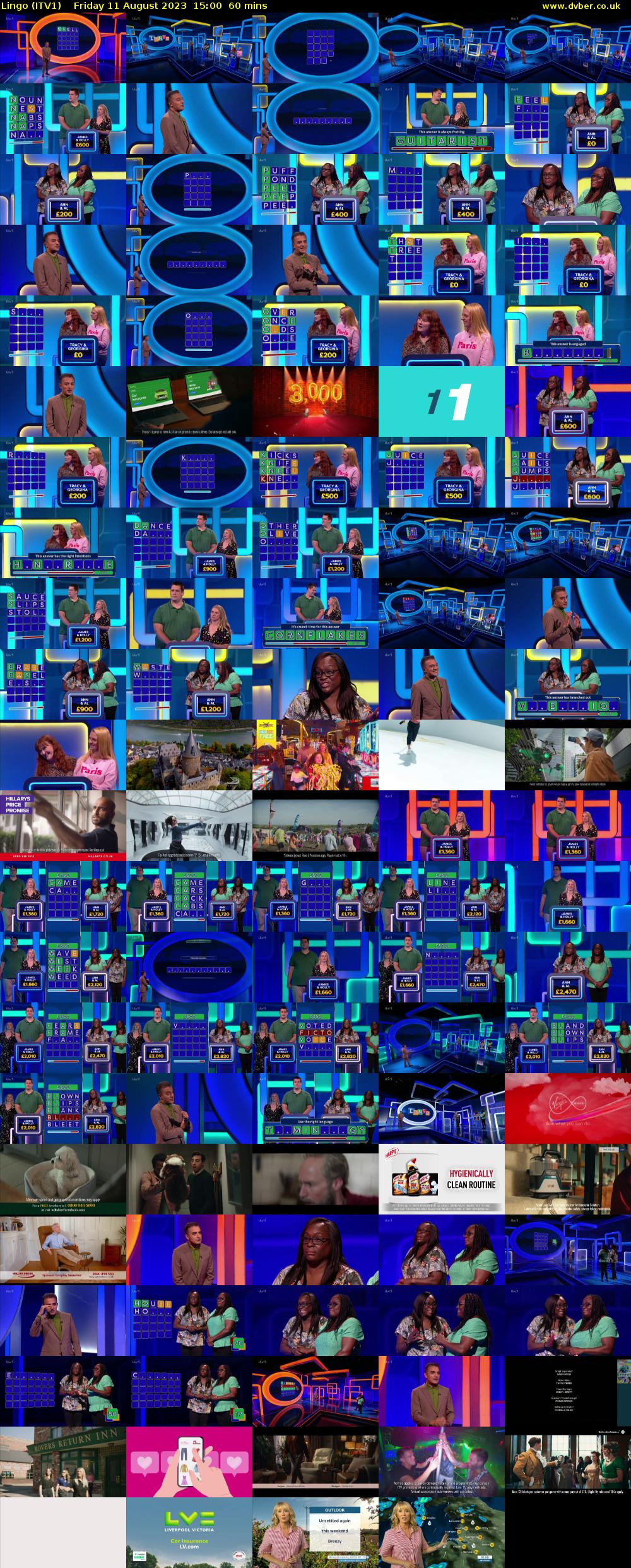 Lingo (ITV1) Friday 11 August 2023 15:00 - 16:00