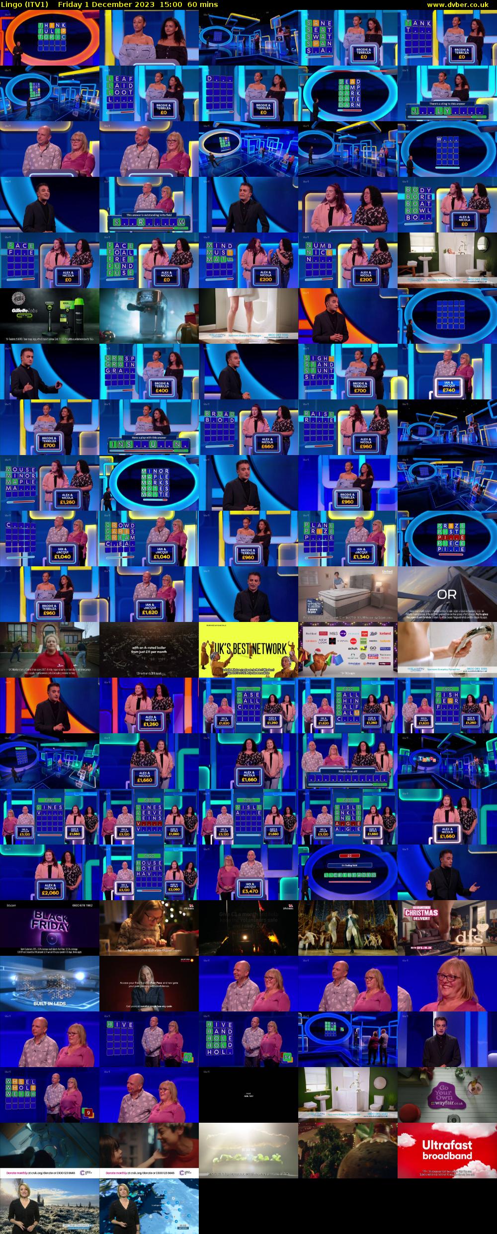Lingo (ITV1) Friday 1 December 2023 15:00 - 16:00