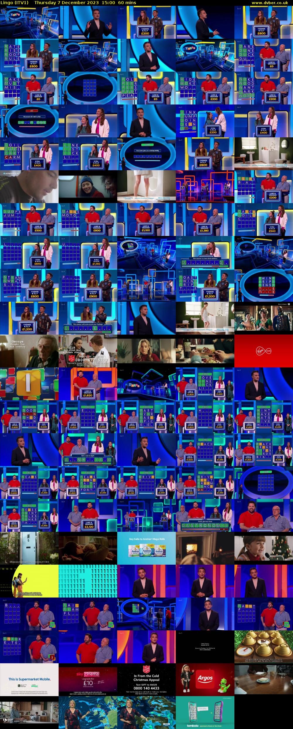 Lingo (ITV1) Thursday 7 December 2023 15:00 - 16:00