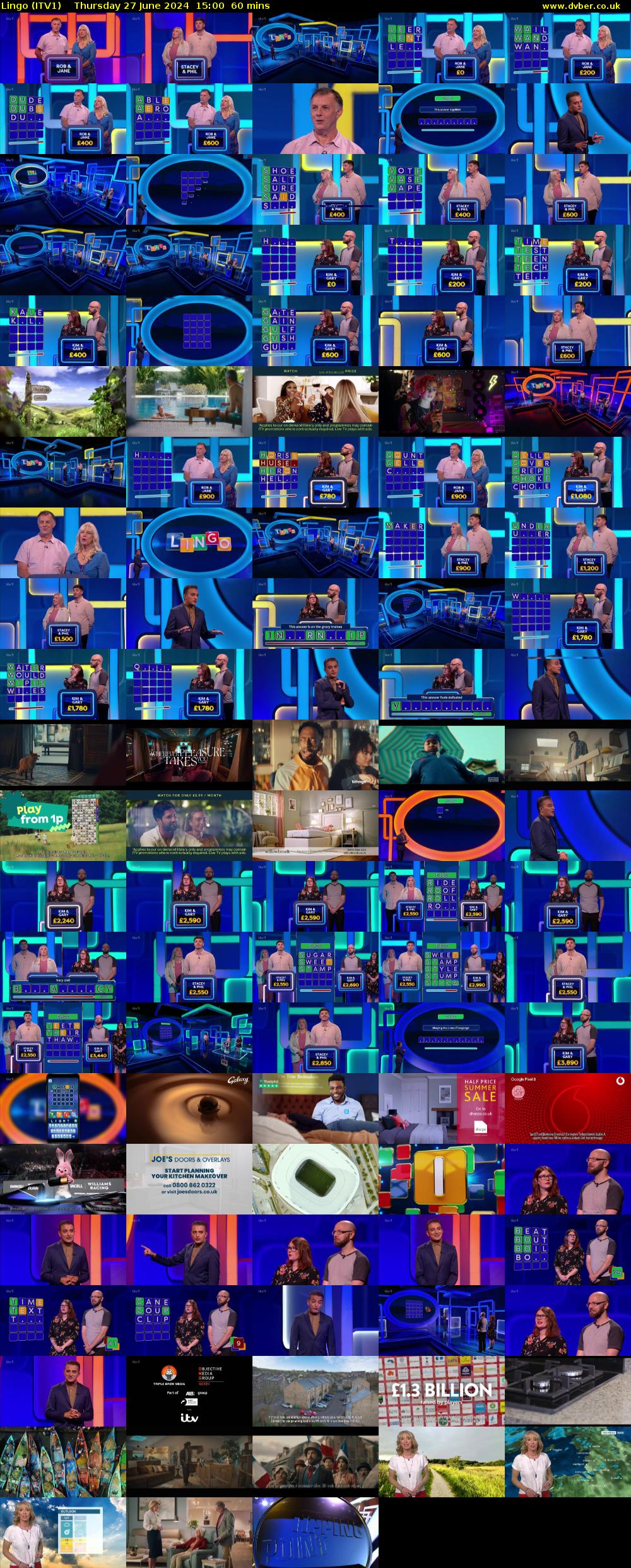 Lingo (ITV1) Thursday 27 June 2024 15:00 - 16:00