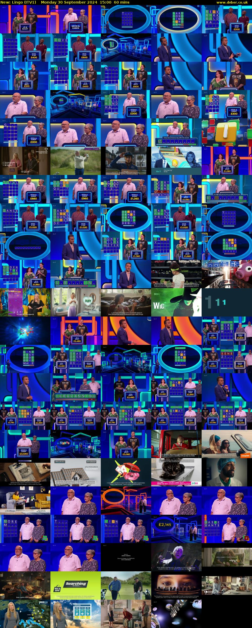 Lingo (ITV1) Monday 30 September 2024 15:00 - 16:00