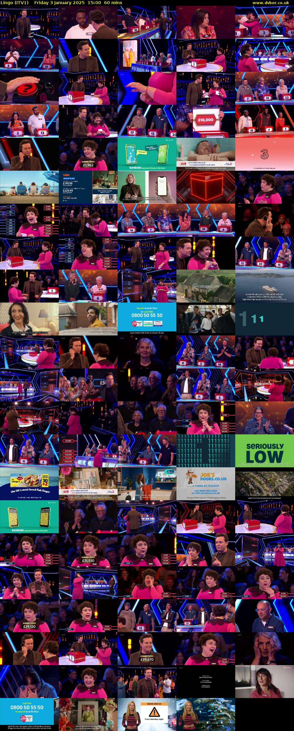 Lingo (ITV1) Friday 3 January 2025 15:00 - 16:00