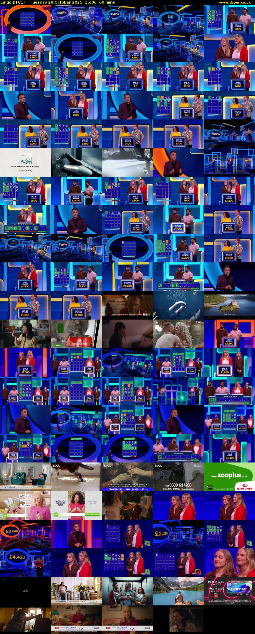 Lingo (ITV1) Tuesday 28 October 2025 15:00 - 16:00