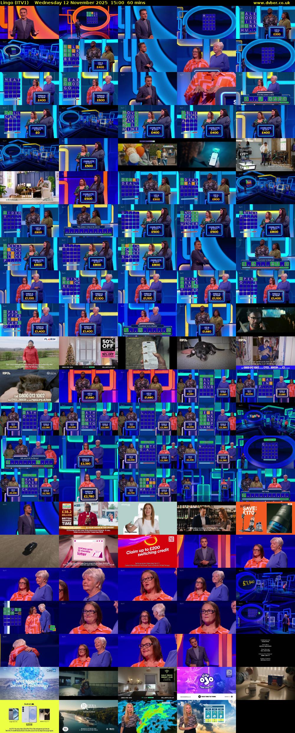 Lingo (ITV1) Wednesday 12 November 2025 15:00 - 16:00