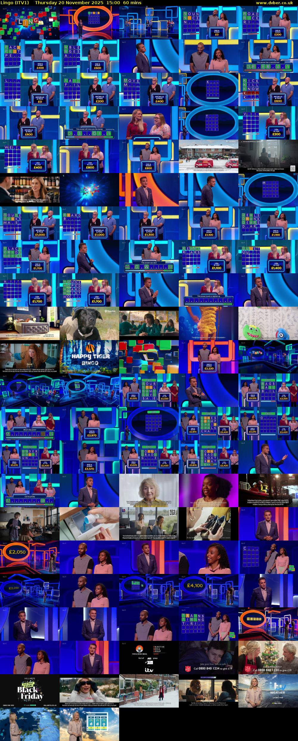 Lingo (ITV1) Thursday 20 November 2025 15:00 - 16:00